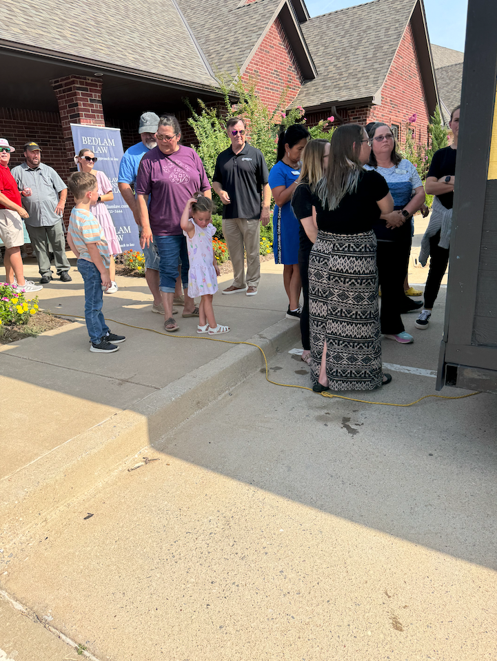 Bison Law Firm celebrates the end of summer with snowcones